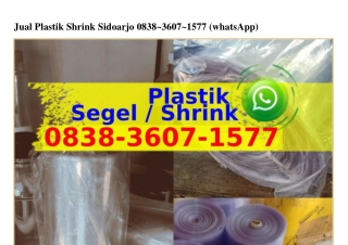 Jual Plastik Shrink Sidoarjo O838 36O7 I577 [WA]