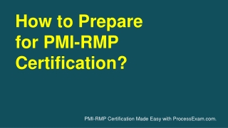 [PDF] PMI Risk Management Professional (PMI-RMP) Certification