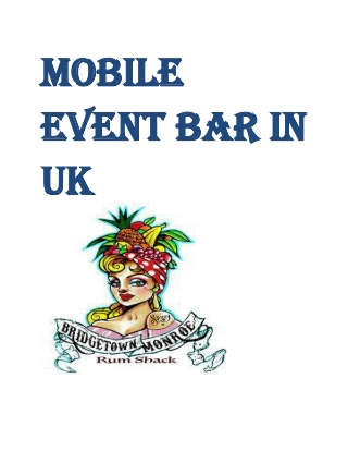 Best Mobile Event Bar In UK