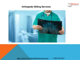 Orthopedic billing services