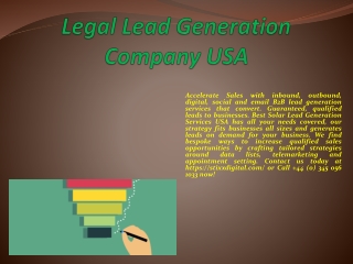 Legal Lead Generation Company USA