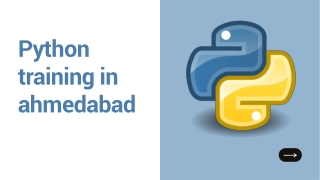 Python training in ahmedabad