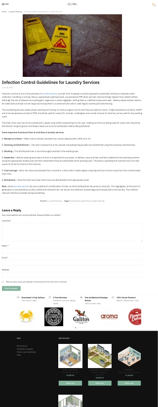 Infection Control Guidelines for Laundry Services