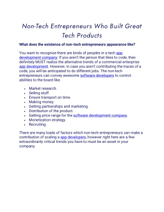 Non-Tech Entrepreneurs Who Built Great Tech Products