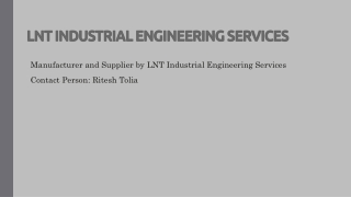 HEPA Filters Manufacturer and Supplier by LNT Industrial Engineering Services