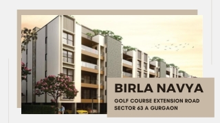 Birla Group Residential In Gurgaon New Phase, Birla Navya New Phase Payment Plan