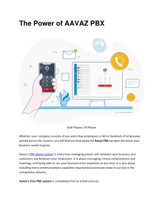 The Power Of AAVAZ PBX
