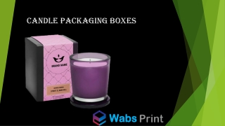 Candle Box Packaging In the UK
