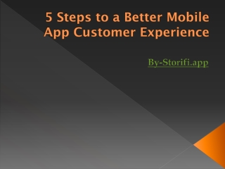 5 Proven Tips to Offer a Better Mobile Customer Experience