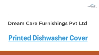printed dishwasher cover