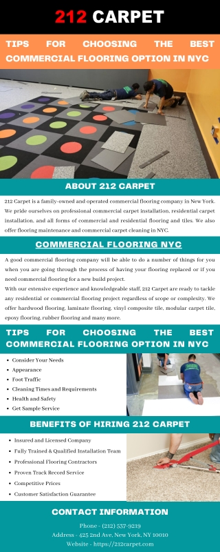Tips for Choosing the Best Commercial Flooring Option in NYC