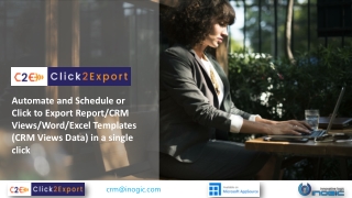 Click2Export – Export & Attach Dynamics 365 Reports