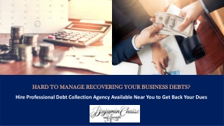 Find the Best Commercial Business Debt Collection Agency in CA