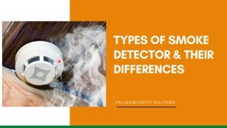 Types of Smoke Detector and their Differences