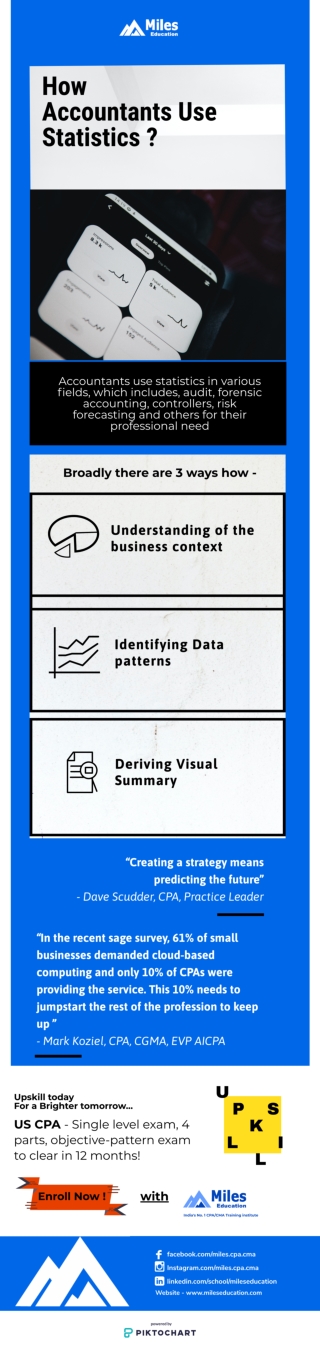 How Accountants use Statistics