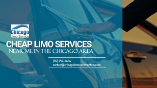 Cheap Limo Services Near Me in The Chicago Area