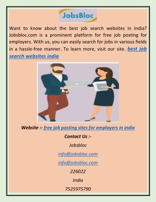 free job posting sites for employers in india dfrg