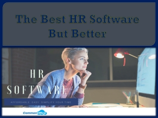 The Best HR Software But Better
