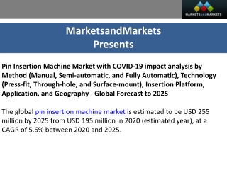 Pin Insertion Machine Market Dynamics