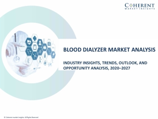 Blood Dialyzer Market Size, Share, Outlook, and Opportunity Analysis, 2019– 2027