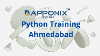 Python Training in Ahmedabad
