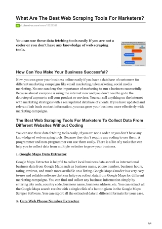 What Are The Best LinkedIn Scrapers To Scrape Business Data From LinkedIn?