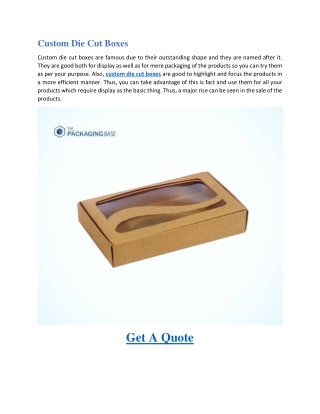 Custom Die Cut Boxes-Custom Donut Boxes