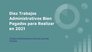 Trabajos Administrativos Cerca de Las Islas Canarias