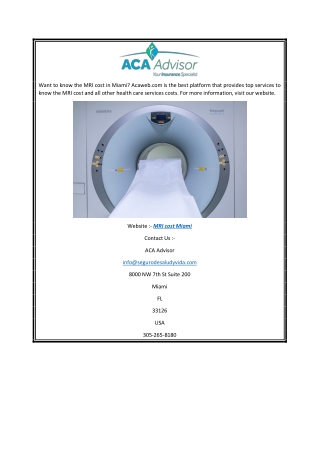 Mri Cost Miami  Acaweb.com (1)