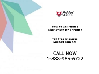 How to Get Mcafee SiteAdvisor for Chrome?