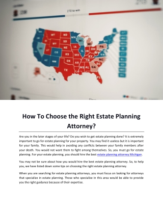 How To Choose the Right Estate Planning Attorney