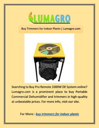 Buy Trimmers for Indoor Plants | Lumagro.com