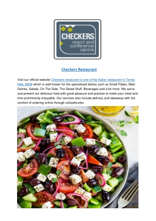 15% Off - Checkers restaurant terrey hills takeaway, NSW