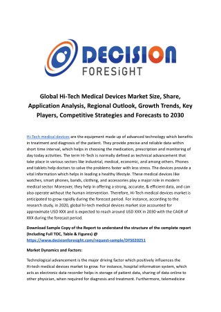 Global Hi-Tech Medical Devices Market.docx