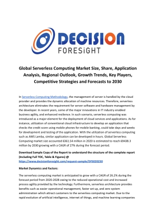 Global Serverless Computing Market.docx