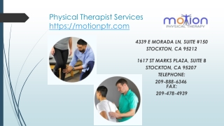 Physical Therapist Services