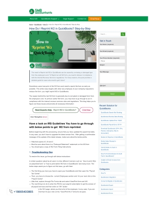 How Do I Reprint W2 in QuickBooks? Step-by-Step