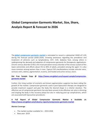 Global Compression Garments Market