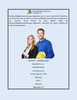 Dienstunfähigkeitsversicherung| Berufsunfaehigkeitsversicherung-vergleichen.net