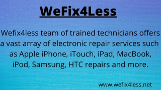 WeFix4Less