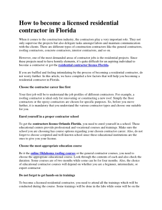 How to become a licensed residential contractor in Florida-converted