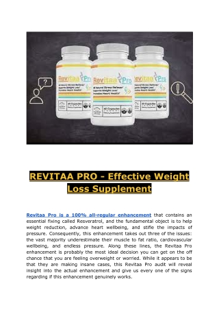 Revitaa Pro-dietary supplement