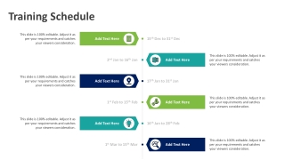 Training Schedule PowerPoint Template