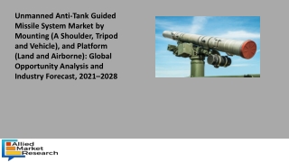 Unmanned Anti-Tank Guided Missile System Market