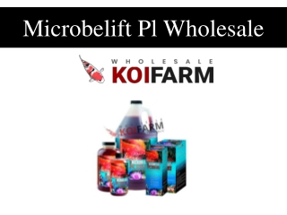 Microbelift Pl Wholesale