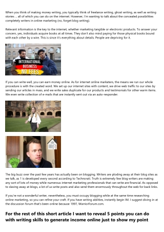 Freelance Academic Essay Writers  Generate Income  On The Net