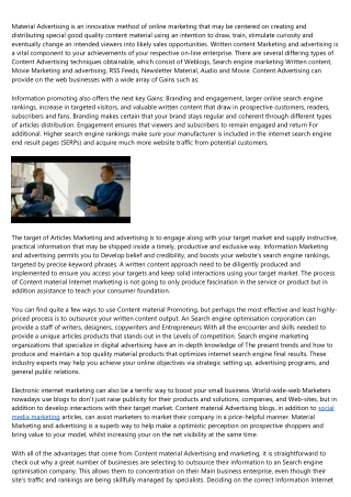 The many benefits of Content material Advertising