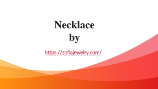 Necklace by Sofia Jewelry