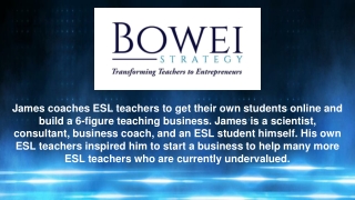 ESL Teaching Course Online - Bowei Strategy