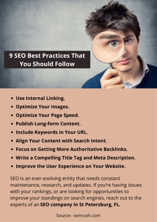 9 SEO Best Practices That You Should Follow